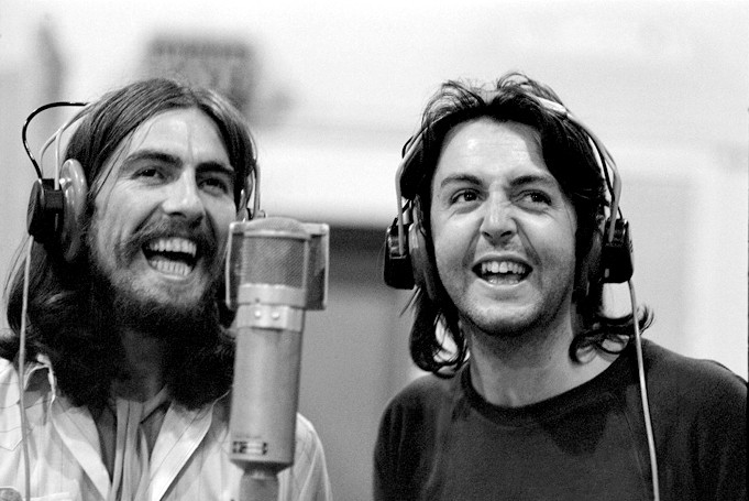 Paul and George Abbey Road sessions